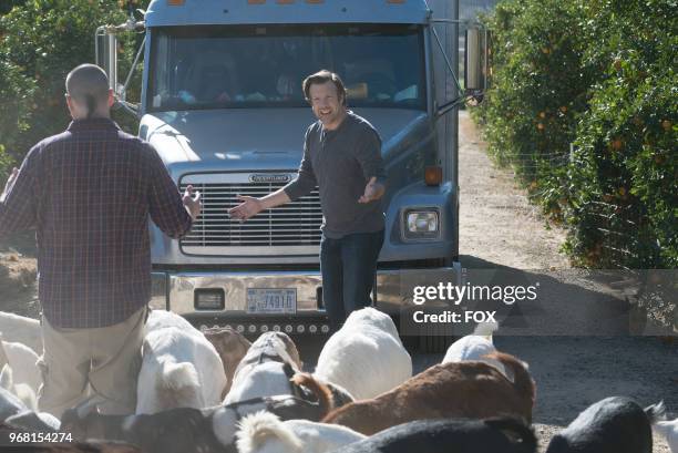 Guest star Jason Sudeikis and Will Forte in the "Barbara Ann" episode of THE LAST MAN ON EARTH airing Sunday, April 29 on FOX. Photo by FOX Image...