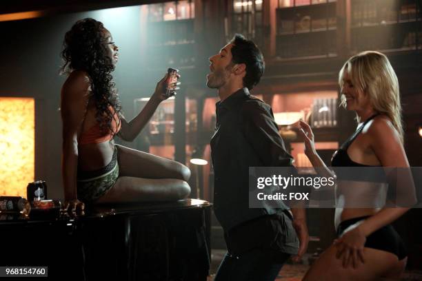 Tom Ellis in the "The Angel of San Bernardino" episode of LUCIFER airing Monday, April 16 on FOX. Photo by FOX Image Collection via Getty Images)