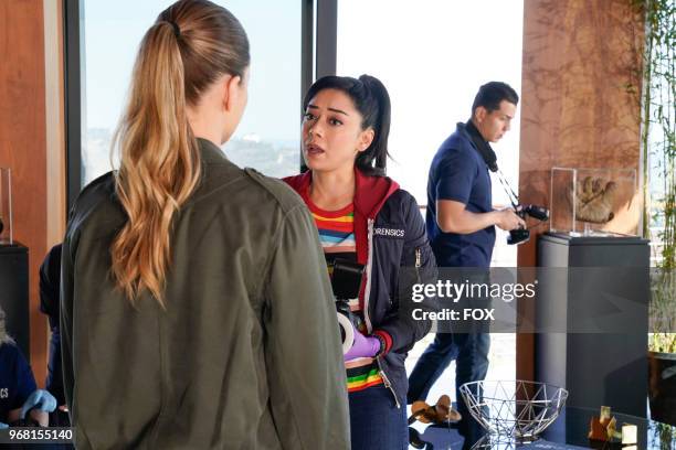 Lauren German and Aimee Garcia in the Quintessential Deckerstar episode of LUCIFER airing Monday, May 7 on FOX. Photo by FOX Image Collection via...