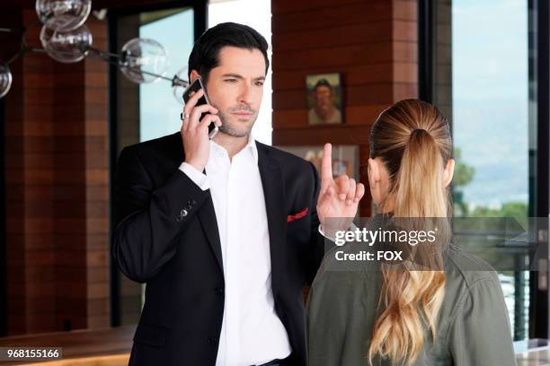 Tom Ellis and Lauren German in the Quintessential Deckerstar episode of LUCIFER airing Monday, May 7 on FOX. Photo by FOX Image Collection via Getty...