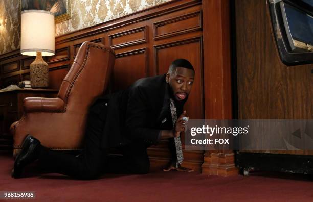 Lamorne Morris in the "Where the Road Goes" episode of NEW GIRL airing Tuesday, May 1 on FOX.