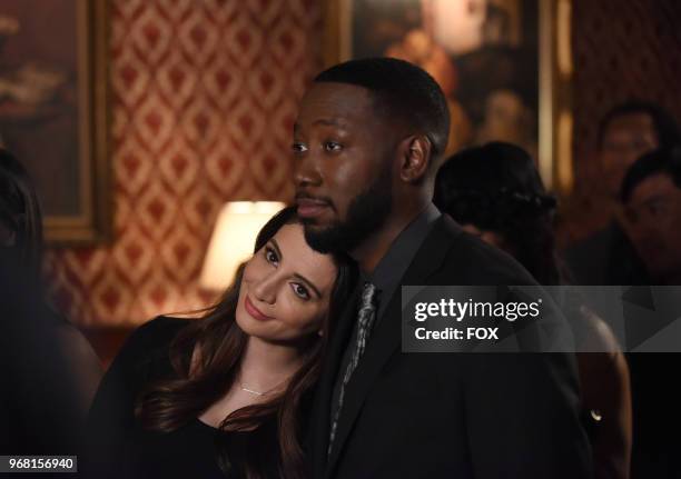 Guest star Nasim Pedrad and Lamorne Morris in the "Where the Road Goes" episode of NEW GIRL airing Tuesday, May 1 on FOX.