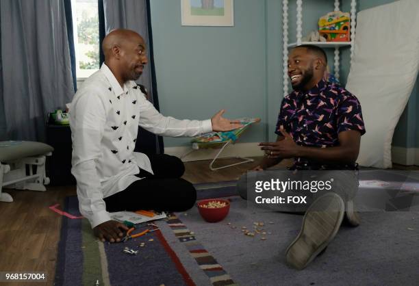 Guest star JB Smoove and Lamorne Morris in "Godparents," the first part of the special one-hour NEW GIRL episode airing Tuesday, May 8 on FOX.