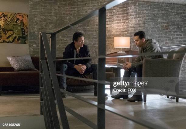 Benjamin Bratt and guest star Evan Ross in the "Dreamers" episode of STAR airing Wednesday, April 11 on FOX.