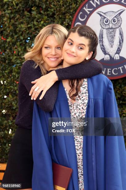 Kaitlin Olson and Sofia Black-DElia in the "The Graduate" season finale episode of THE MICK airing Tuesday, April 3 on FOX.