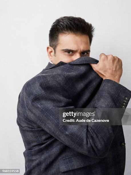 Actor Vivek Gomber is photographed for Self Assignment, on May, 2018 in Cannes, France. . .