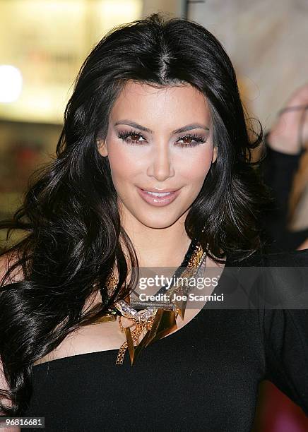 Kim Kardashian Debuts Her New Fragrance at Sephora on February 17, 2010 in Century City, California.