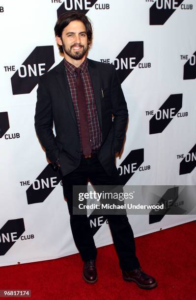 Actor Milo Ventimiglia arrives at the One Show Entertainment Awards held at American Cinematheque's Egyptian Theatre on February 17, 2010 in...