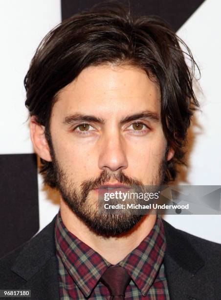 Actor Milo Ventimiglia arrives at the One Show Entertainment Awards held at American Cinematheque's Egyptian Theatre on February 17, 2010 in...