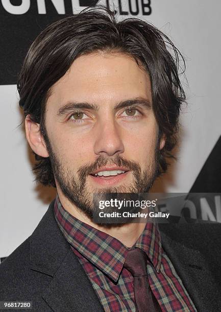 Actor Milo Ventimiglia arrives at the One Club's 2nd Annual One Show Entertainment Awards at the American Cinematheque's Egyptian Theater on February...