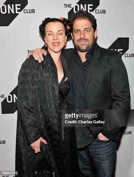 Actress Debi Mazar and director Brett Ratner attend the One Club's 2nd Annual One Show Entertainment Awards at the American Cinematheque's Egyptian...