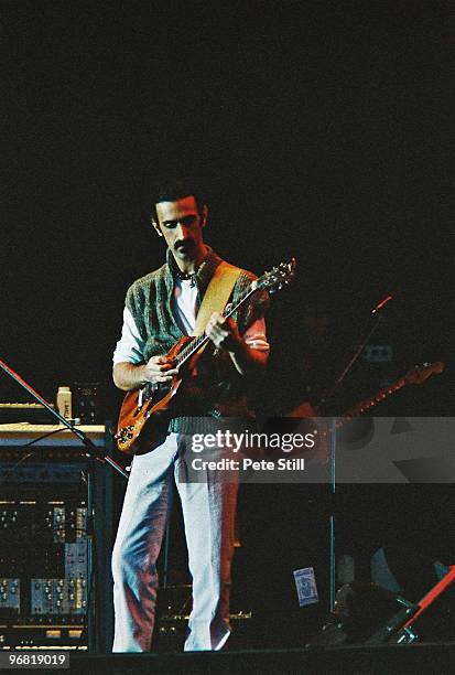 Frank Zappa performs on stage at The Knebworth Festival on September 9th, 1978 in Knebworth, United Kingdom.