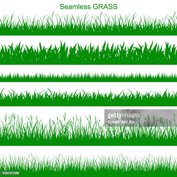 seamless grass - blade of grass stock illustrations