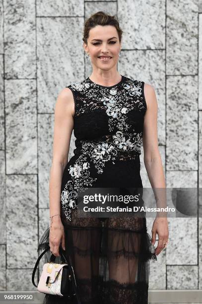 Maria Mantero arrives at Convivio 2018 on June 5, 2018 in Milan, Italy.