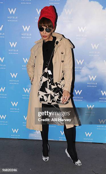 Sophia Lamar attends the MCM VIP lounge at the W New York - Time Square on February 17, 2010 in New York City.