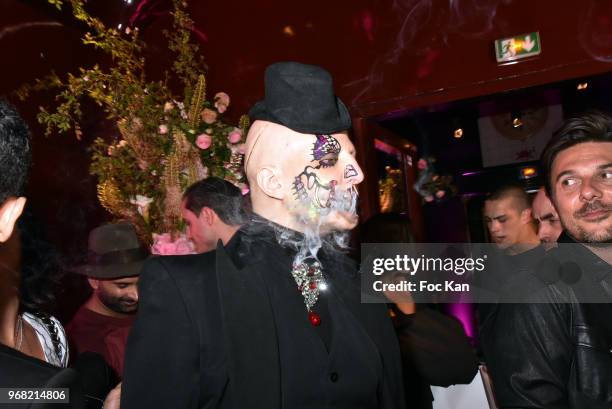 Ali Mahdavi attends Lipault By Jean Paul Gaultier launch Party at Les Bains Paris on June 5, 2018 in Paris, France.