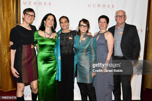 Jozette Urso, Pamela Talese, Ilene Sunshine, Nancy Manter, Lisa Hatchadoorian and Daniel Wiener attend The Ucross Foundation's Inaugural New York...
