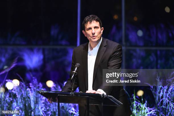 David Remnick attends The Ucross Foundation's Inaugural New York Gala & Awards Dinner at Jazz at Lincoln Center in Frederick P. Rose Hall on June 5,...