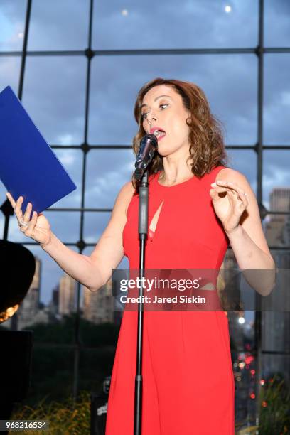 Laura Benanti attends The Ucross Foundation's Inaugural New York Gala & Awards Dinner at Jazz at Lincoln Center in Frederick P. Rose Hall on June 5,...