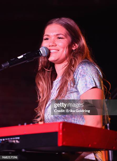 Abby Anderson performs at Cannery Ballroom on June 5, 2018 in Nashville, Tennessee.