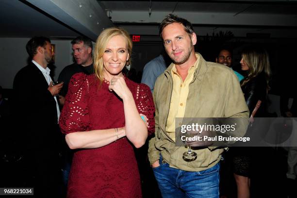 Toni Collette and Josh Lucas attend A24 Hosts The After Party For "Hereditary" at Metrograph on June 5, 2018 in New York City.