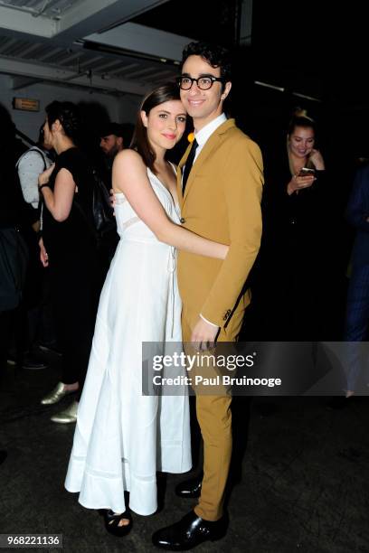 Gianna Reisen and Alex Wolff attend A24 Hosts The After Party For "Hereditary" at Metrograph on June 5, 2018 in New York City.