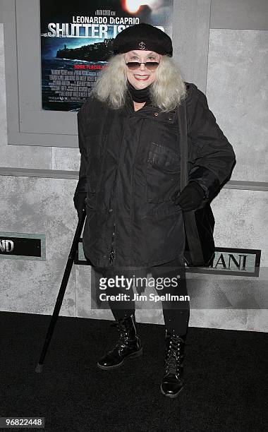 Sylvia Miles attends the "Shutter Island" premiere at the Ziegfeld Theatre on February 17, 2010 in New York City.