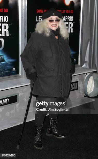 Sylvia Miles attends the "Shutter Island" premiere at the Ziegfeld Theatre on February 17, 2010 in New York City.