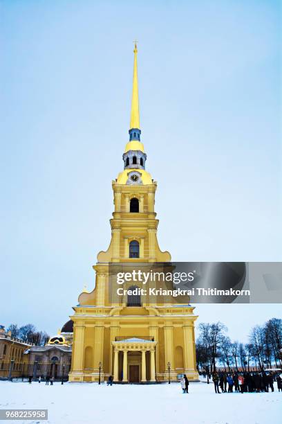 peter and paul fortress, russia - peter and pauls fortress st petersburg stock pictures, royalty-free photos & images