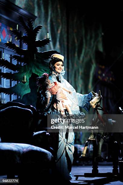 Actress Audrey Tautou poses at a portrait session for Self Assignment in Paris on February 6, 2010 for rehearsal in Theater de la Madeleine with «Une...