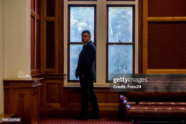 Jason Rohde during his trial for the murder of his wife Susan Rohde at the Western Cape High Court on June 04, 2018 in Cape Town, South Africa....