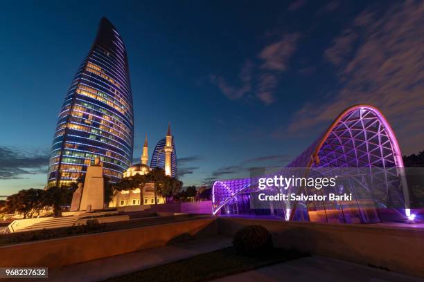 baku, azerbaijan - baku during stock pictures, royalty-free photos & images