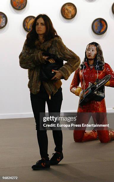 Adriana Carolina Herrera, daughter of Venezuelan designer Carolina Herrera, attends ARCO, Spanish Contemporary Art Fair, on February 18, 2010 in...