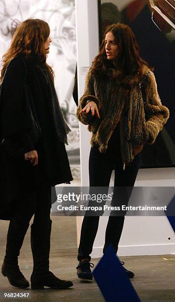 Adriana Carolina Herrera, daughter of Venezuelan designer Carolina Herrera, attends ARCO, Spanish Contemporary Art Fair, on February 18, 2010 in...
