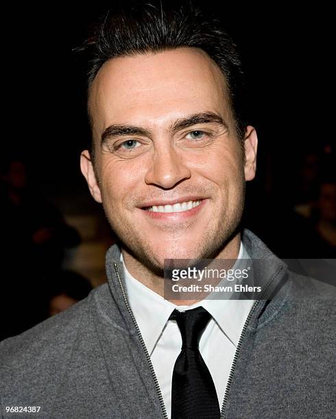 Actor Cheyenne Jackson attends the Michael Kors Fall 2010 show during Mercedes-Benz Fashion Week at Bryant Park on February 17, 2010 in New York City.