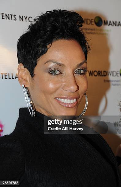 Nicole Murphy attends the A*Muse fashion show at Amnesia NYC on February 17, 2010 in New York City.