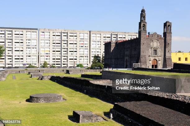The Plaza de las Tres Culturas is the main square within the Tlatelolco neighbourhood of Mexico City. The name 'Three Cultures' is in recognition of...