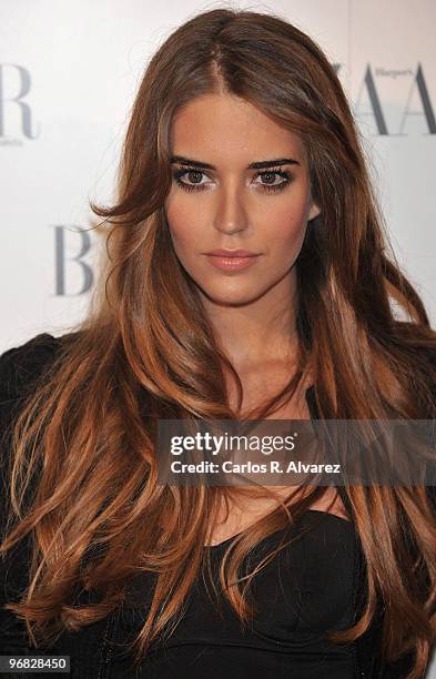 Spanish model Clara Alonso attends "Harper's Bazaar" presentation party at the Casino de Madrid on February 17, 2010 in Madrid, Spain.