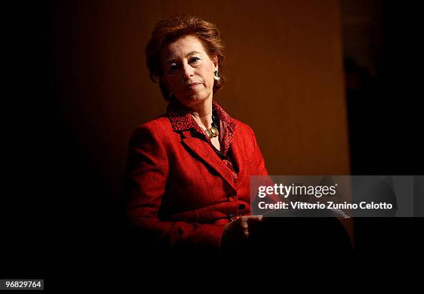 Mayor of Milan Letizia Moratti attends the Opening Conference of Bit 2010 - International Tourism Exchange Fair on February 18, 2010 in Milan, Italy....