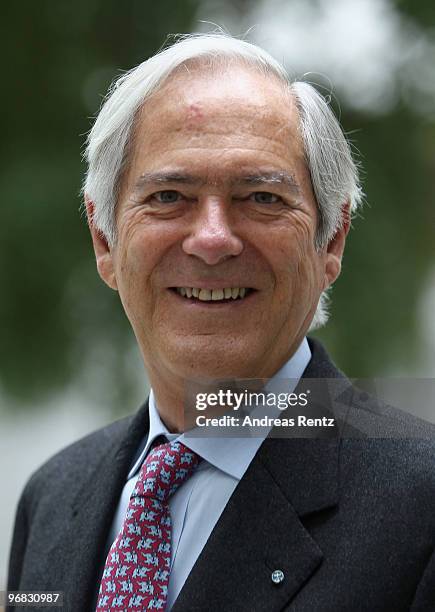 Roland Berger attends the Roland Berger Human Dignity Award 2010 at the Haus der Bundespressekonferenz on February 18, 2010 in Berlin, Germany. This...