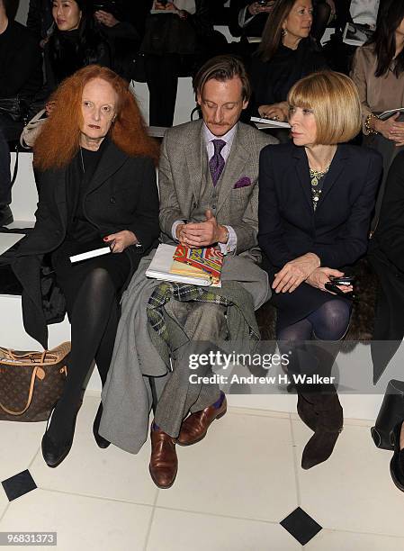 Creative director for U.S. Vogue Grace Coddington, European Editor at Large for Vogue Hamish Bowles and Editor-in-Chief of American Vogue Anna...