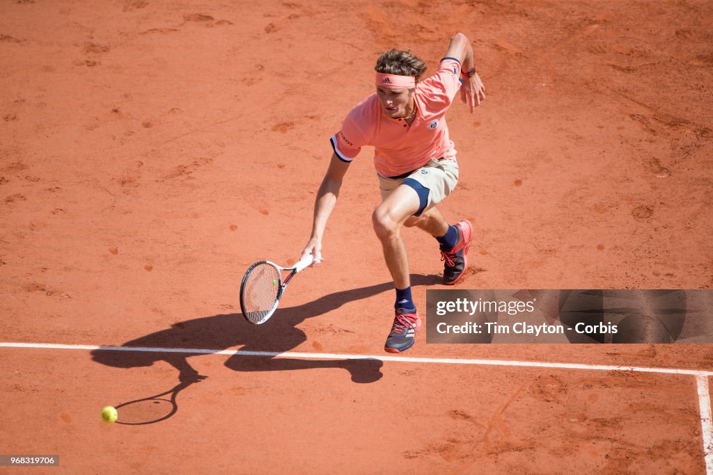 2018 French Open Tennis Tournament. Roland Garros.