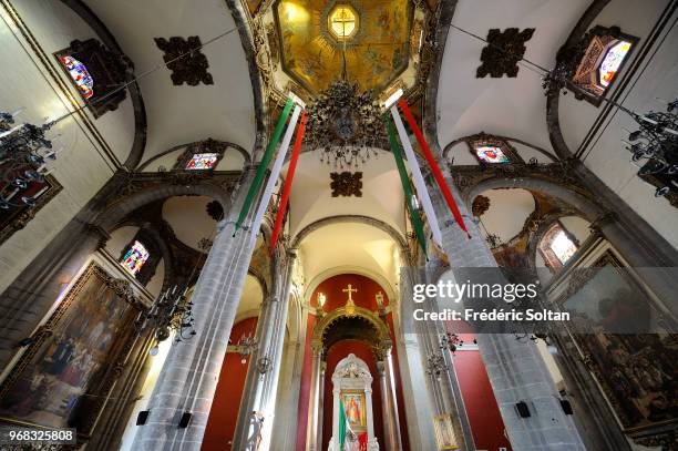 Basilica of Our Lady of Guadalupe. Statue of former Polish Pope John Paul II at the Basilica of Our Lady of Guadalupe. It is the most important place...