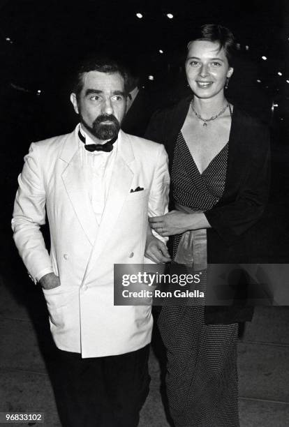 Martin Scorsese and Isabella Rossellini