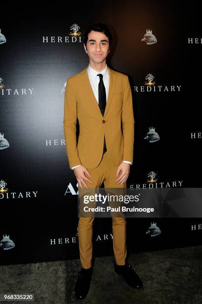 Alex Wolff attends A24 Hosts A Screening Of "Hereditary" at Metrograph on June 5, 2018 in New York City.