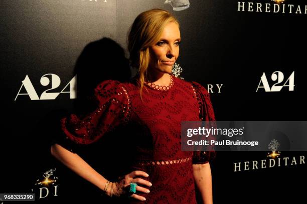 Toni Collette attends A24 Hosts A Screening Of "Hereditary" at Metrograph on June 5, 2018 in New York City.