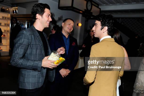 Nat Wolff and Alex Wolff attend A24 Hosts A Screening Of "Hereditary" at Metrograph on June 5, 2018 in New York City.
