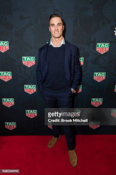 Ed Jenkins attends the TAG Heuer 'Museum In Motion' Australian Launch at Museum of Contemporary Art on June 6, 2018 in Sydney, Australia.
