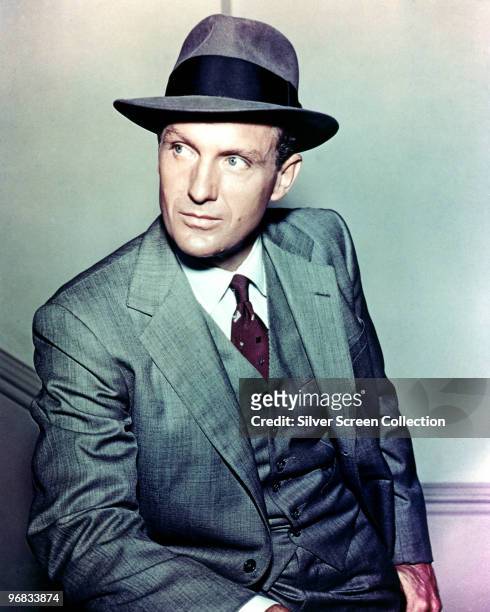 American actor Robert Stack stars as Special Agent Eliot Ness in the television series 'The Untouchables', circa 1960.