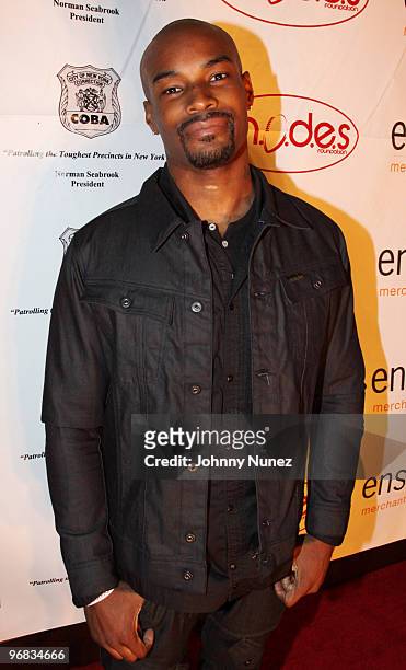 Tyson Beckford attends the Kerry Rhodes Foundation celebrity bowling at Lucky Strike on November 2, 2009 in New York City.